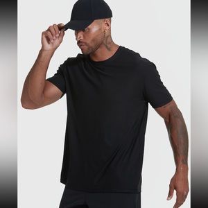 Men’s True Classic Tee- Active Crewneck -Black (Large)